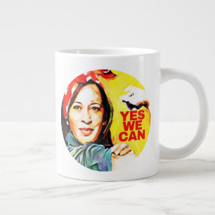 Yes We Can - Kamala Harris Election 2024 Giant Coffee Mug
