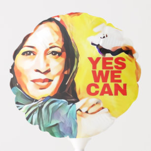 Yes We Can - Kamala Harris Tim Walz Election 2024 Balloon