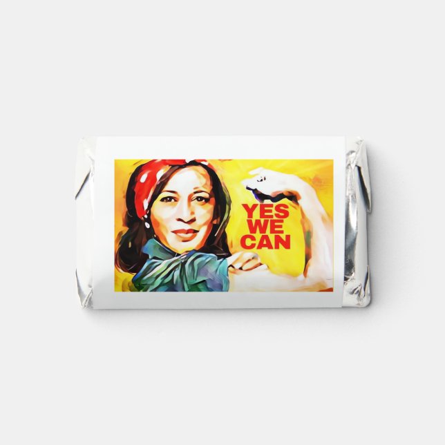 Yes We Can - Kamala Harris Tim Walz Election 2024 Hershey's Miniatures (Front)