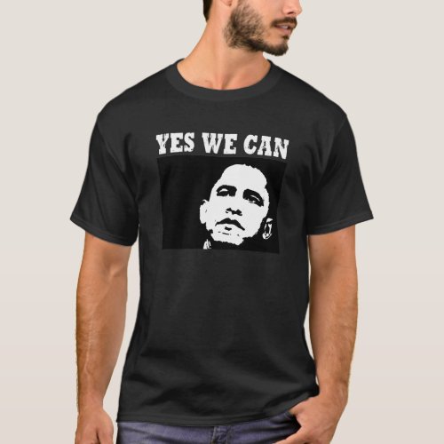 Yes we can Obama 2008 T_Shirt