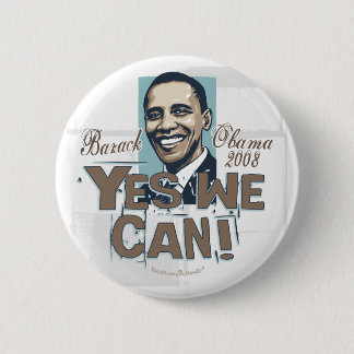 Yes We Can! Obama  Button 