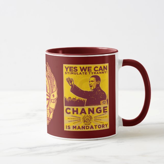 Yes We Can! Obama Spoof Mug (Right)