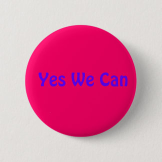 Yes We Can Pinback Button