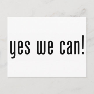 yes we can postcard