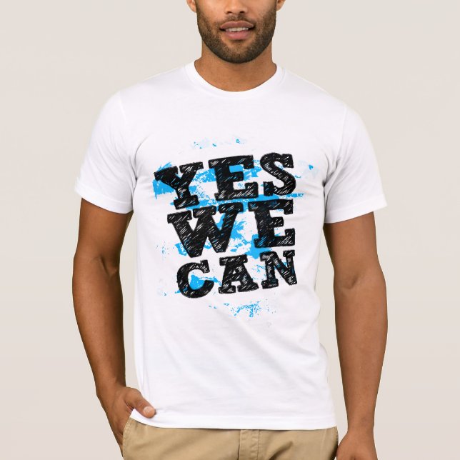 YES WE CAN T-Shirt (Front)