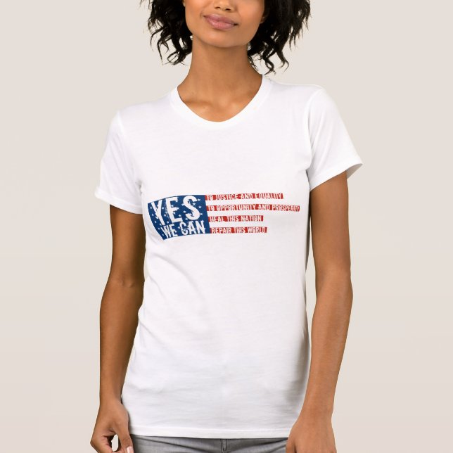YES WE CAN T-Shirt (Front)