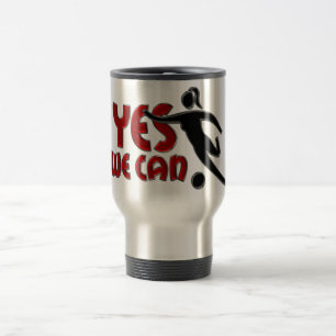 YES WE CAN - Women Soccer Travel Mug