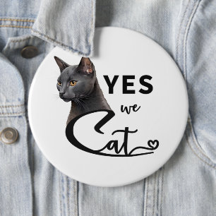 Yes We Cat - Yes We Can Button
