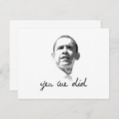 Yes we did (Front/Back)