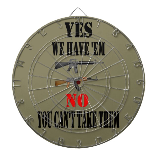 YES WE HAVE THEM DART BOARD (Front)