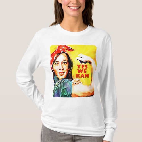 Yes We Kam _ Kamala Harris Tim Walz 2024  T_Shirt