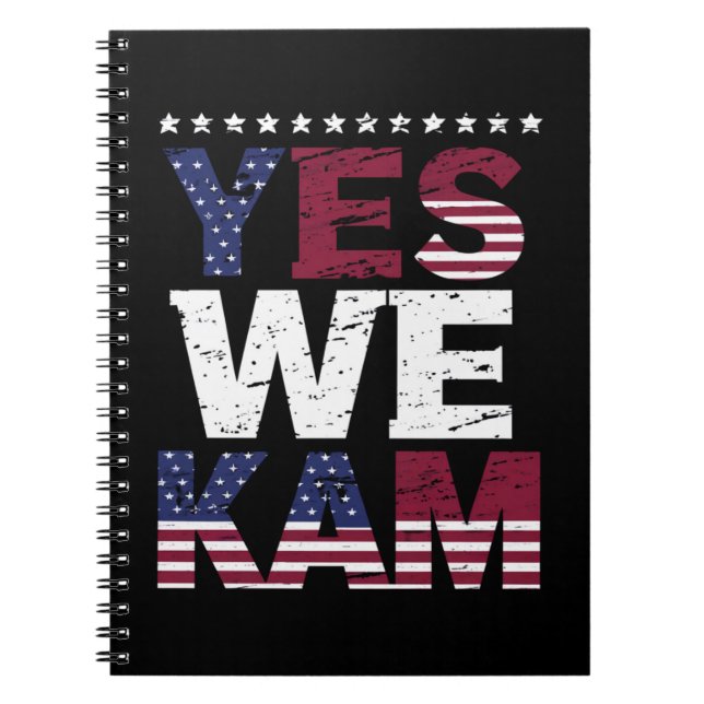 Yes We Kam Saying Quote Notebook (Front)
