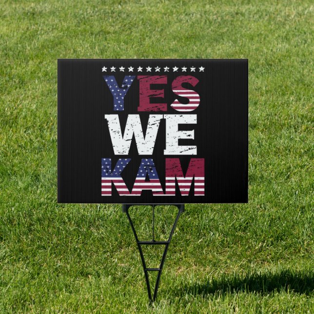 Yes We Kam Saying Quote Sign (Insitu)