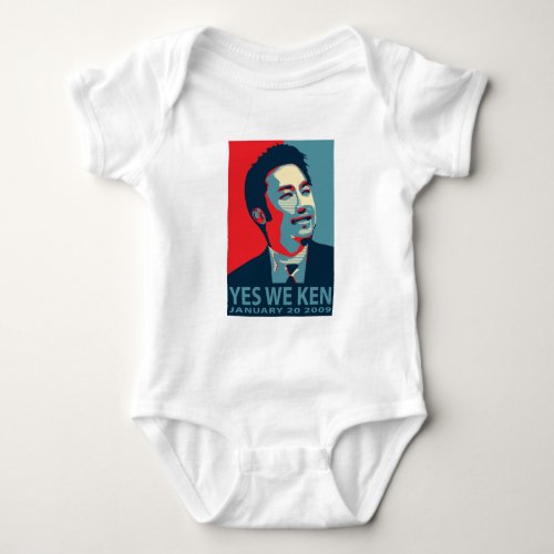 Yes We Ken Obama _ Baby Sleeper _ Customized Baby Bodysuit