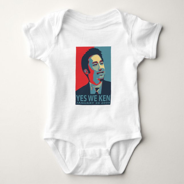 Yes We Ken (Obama) - Baby Sleeper - Customized Baby Bodysuit (Front)