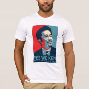 Yes We Ken (Obama) - White T-shirt - Customized