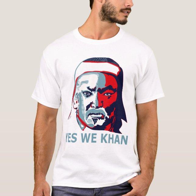 Yes We Khan (Light) T-Shirt (Front)