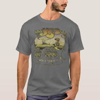 Yes Worldour 1977 family retro T-Shirt