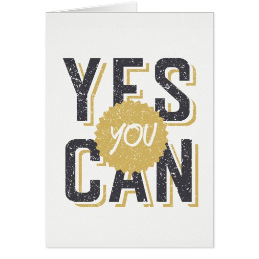 Yes You Can 3 Cards (Front)