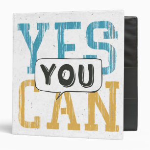 Yes You Can 3 Ring Binder