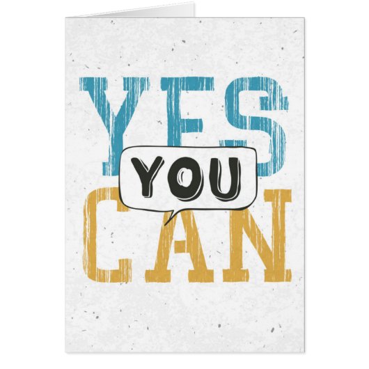 Yes You Can Cards (Front)