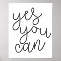 Yes You Can, Inspirational Quote