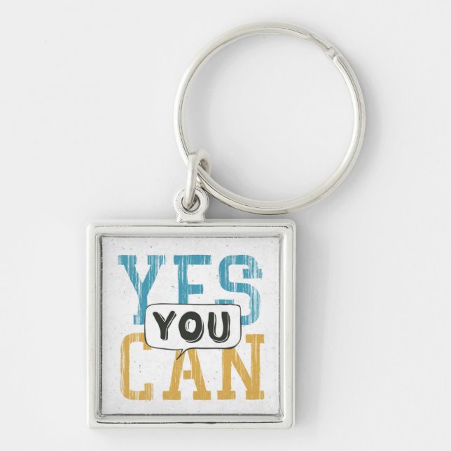 Yes You Can Keychain (Front)