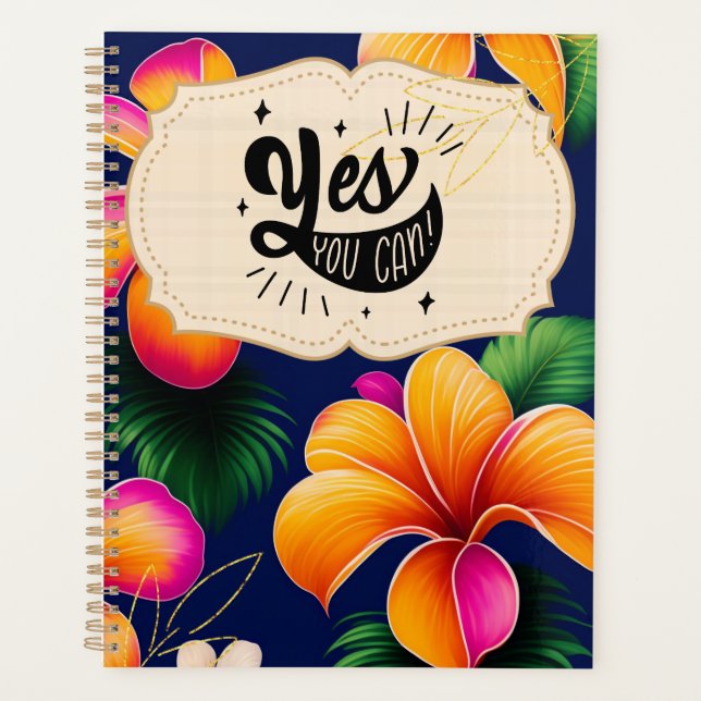 Yes You Can Motivational Planner (Front)