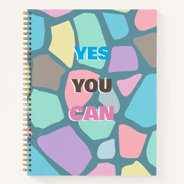 Yes You Can  Notebook (Front)