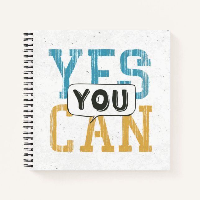 Yes You Can Notebook (Front)