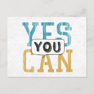 Yes You Can Postcard