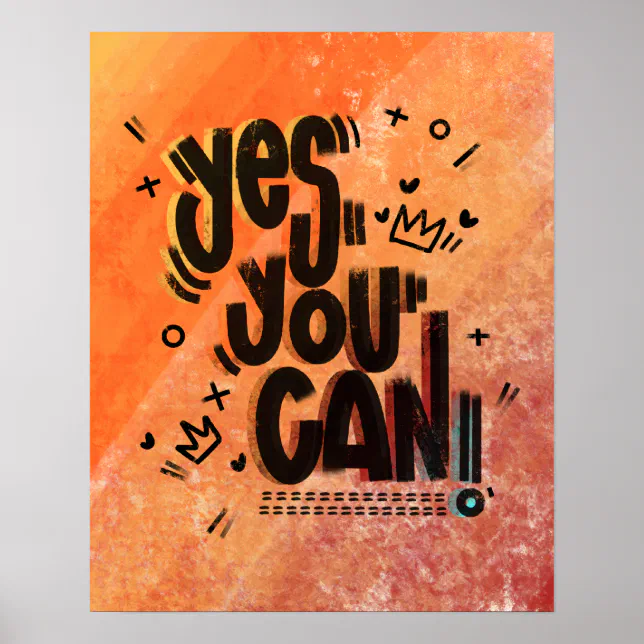 Yes you can Affiche