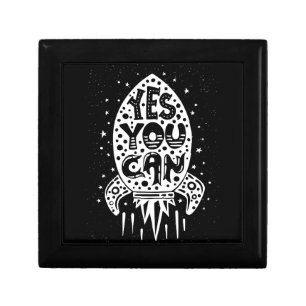 Yes You Can Rocketship Gift Box