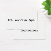 YES, you're my type (Desk)