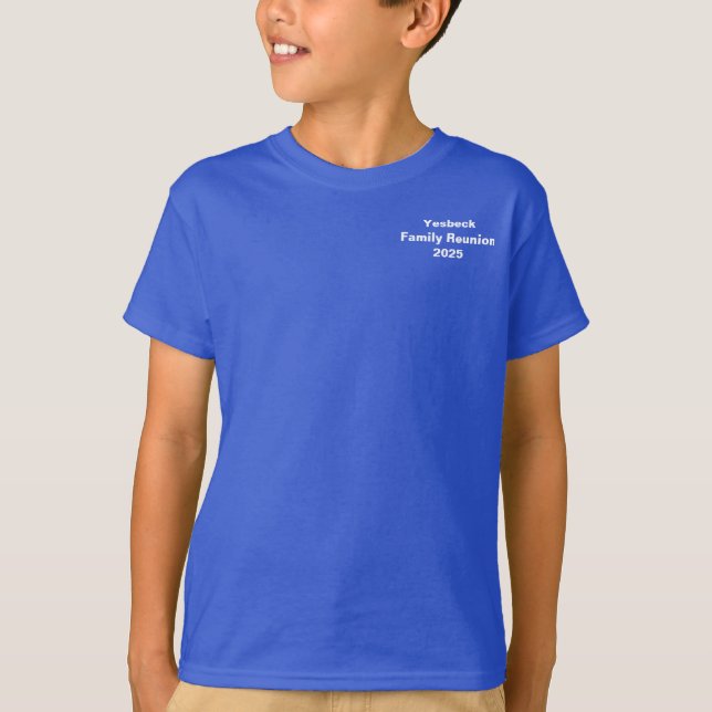 Yesbeck Family Reunion Shirt (Front)