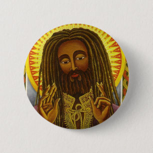 Yeshu Rasta Fari Pinback Button