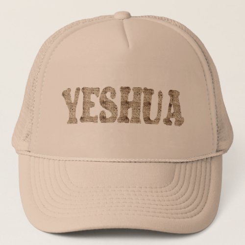 Yeshua effet manuscrit trucker hat
