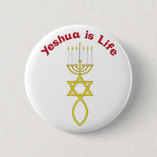 Yeshua Is Life Button