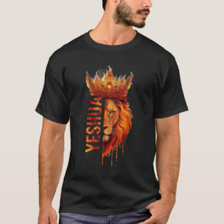 Yeshua Lion of Judah crown Faith T-Shirt