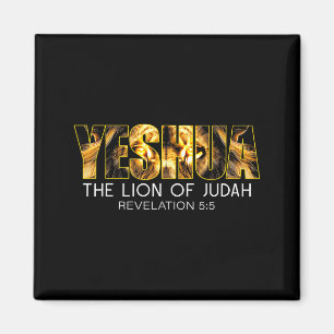 Yeshua Lion Of Judah Jesus Religious Christian Rev Magnet