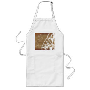 YESHUA Messiah Jesus Christ Christian Poem Long Apron