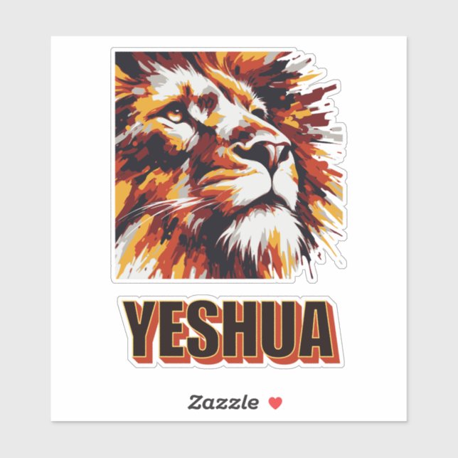 YESHUA STICKER (Sheet)