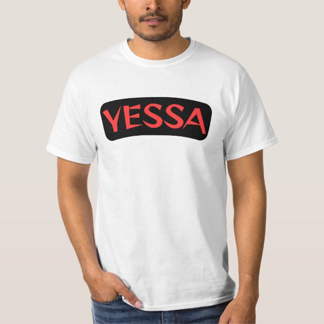 Yessa t-shirt black & red (Front)