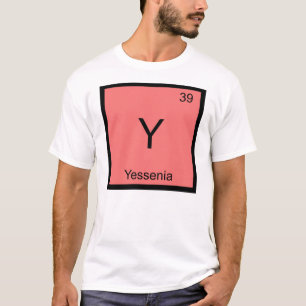 Yessenia Name Chemistry Element Periodic Table T-Shirt