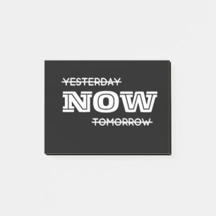 Yesterday Now Tomorrow Post-it Notes