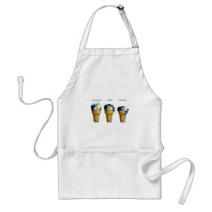 Yesterday Today Tomorrow Adult Apron