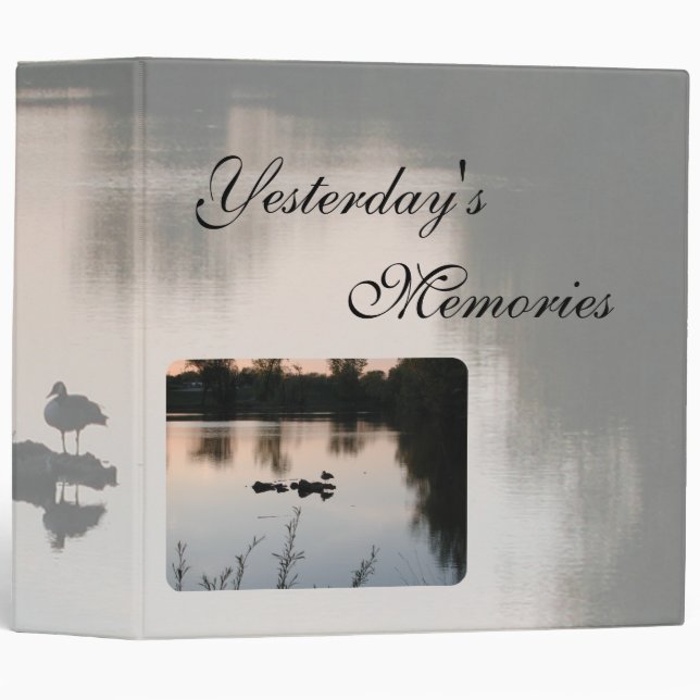 Yesterdays Memories Scrapbook by Janz Binder (Front/Spine)
