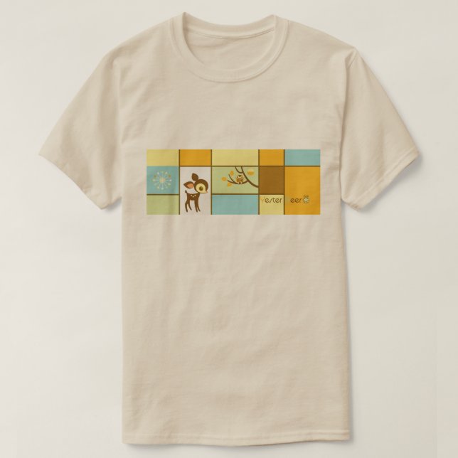 YesterDeer Retro  T-Shirt (Design Front)