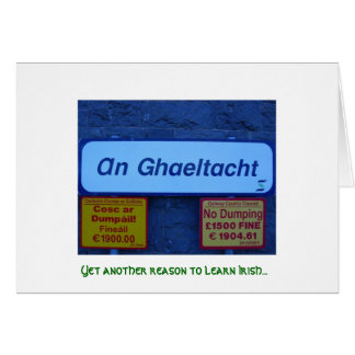 Yet Another Reason to Learn Irish... Cards