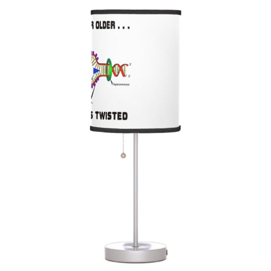 Yet Another Year Older Still Just As Twisted DNA Table Lamp (Right)